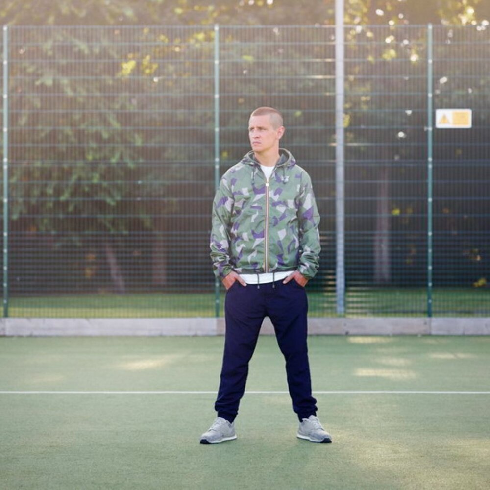 K-Way X Marshall Artist Collab Men's Green & Camo Reversible Jacket